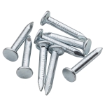 Zinc-Plated Shelf Standard Nails, 5/8''L, 8-Pack