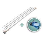 Rockler® Perfect Fit Dado Jig w/100'' NGX Clamping Straight Edge Guide