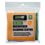 12'' x 12'' Microfiber Cleaning Cloths, 4-Pack