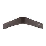 4-5/8''  Boomerang Cabinet Pull, Satin Black