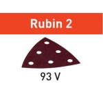 93x93mm Festool Rubin 2 Triangular Abrasive Sheets