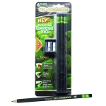 Dixon Tri-Conderoga Triangular #2 Pencils, 6-Pack with Sharpener