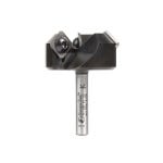 Amana Tool Industrial-Grade Spoilboard Flattening/Slab Leveling Router Bit with 3 Carbide Inserts, 1-1/2'' Dia. x 3/4'' Cutting Height x 1/4'' Shank