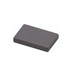 2'' Modern Flat Cabinet Knob, Satin Black