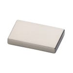 2'' Modern Flat Cabinet Knob, Satin Nickel