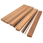 Exotic Hardwood Cutting Board Kit (Angélique, Wenge etc.)