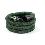 Festool Tapered Anti-Static Hose with Bayonet Fitting and Airflow Bypass, 27mm/32mm x 5m (577159)