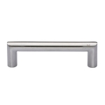 4-1/4''  Modern D Stainless Steel Cabinet Pull, Satin Stainless