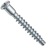 Centerline M7.0 x 50mm Flat Head Pozi Drive Confirmat Screws, Zinc, 50-Pack