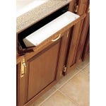 Tip-Out Tray LD Deluxe w/ 45 Degree Hinges - 22 in. White