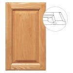 Revere 5-Piece Raised Panel Door, Custom Sizes and Materials