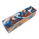 Inlace Acrylester 1-1/2'' x 1-1/2'' x 6'' Turning Blank, #129 Copper Canyon