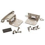 3/8'' Inset Self-Closing Face-Mount Cabinet Hinges (3428), Polished Chrome