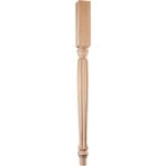 29" Maple Country French Table Leg