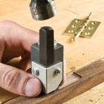 Spring-Loaded Corner Chisel