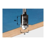 Festool Flush-Trimming Router Bit with Reversible Blades, 3/4'' Cutting Height (491082)