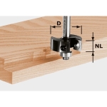 Festool Rebating Router Bit HW HW S8 D38/12 (491085)