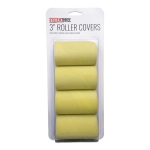 System Three 3'' Foam Epoxy Roller Covers, 4-Pack