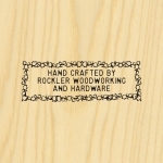 Three-Line Leaf Branding Iron, Head Only (for Torch-Heated Handle)