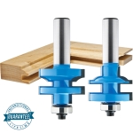 Rockler Bead Rail and Stile Router Bit - 1-3/8" Dia x 1" H x 1/2" Shank