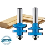 Rockler Classical Rail and Stile Router Bit - 1-3/8" Dia x 1" H x 1/2" Shank