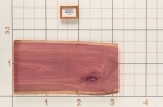 Purpleheart Live Edge Slab, 19''W x 37''L x 1-1/8'' Thick