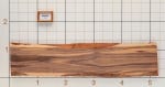 Patagonian Rosewood Live Edge Slab, 14''W x 62''L x 1-1/8'' Thick