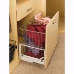 Pullout Hamper w/Wire Basket, Rev-a-Shelf CH Series