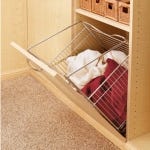 Tilt Out Hamper Basket, Chrome, Wire (CTOHB-161319-CR-52)