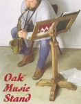 Oak Music Stand Downloadable Plan
