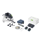 Festool Cordless Sliding Compound Miter Saw KSC 60 EB 5,0 I-Plus KAPEX (577176)