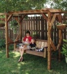 Outdoor Swing and Arbor Downloadable Plan