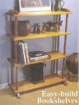 Easy-build Bookshelves Downloadable Plan