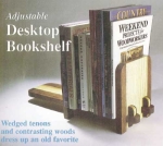 Adjustable Desktop Bookshelf Downloadable Plan
