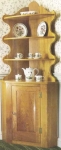 Early American Corner Cupboard Downloadable Plan