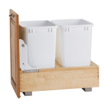 White Double 35 Quart Containers