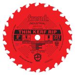Freud LU87R008 8" x 22T Industrial Thin Kerf Rip Blade (other sizes available).