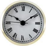 White Roman Precision Quartz Clock Movement 