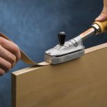 An ordinary household iron is all you need to apply this premium hot melt edge banding.