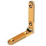 Solid Brass Side Rail Hinges