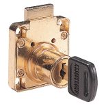 Surface Mounted Brass Plated Lock