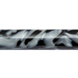 Swirl Black and Mother of Pearl Acrylic Pen Blank