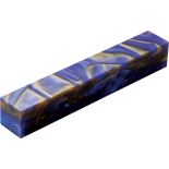 Pearlized Swirls of Bronze, Violet & Blue Acrylic Pen Blank