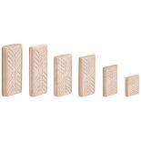 silhouette of Festool Domino Beech Tenons for DF 500 in 6 sizes
