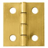 Brass-Plated Small-Box Fastener Hinge  
