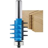 Rockler Finger Joint Router Bit - 1-3/8" Dia x 1-1/2" H x 1/2" Shank