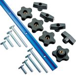 The Rockler 17-Piece Universal T-Track Kit
