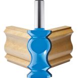 Rockler Crown Moulding Router Bit - 1-1/4" Dia x 2-1/4" H x 1/2" Shank