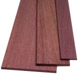 Purpleheart rapidly attains its vibrant color after being sawn. 