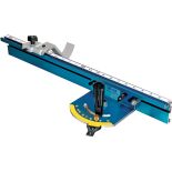 Includes miter gauge, 24' fence, self-adhesive tape and flipstop.